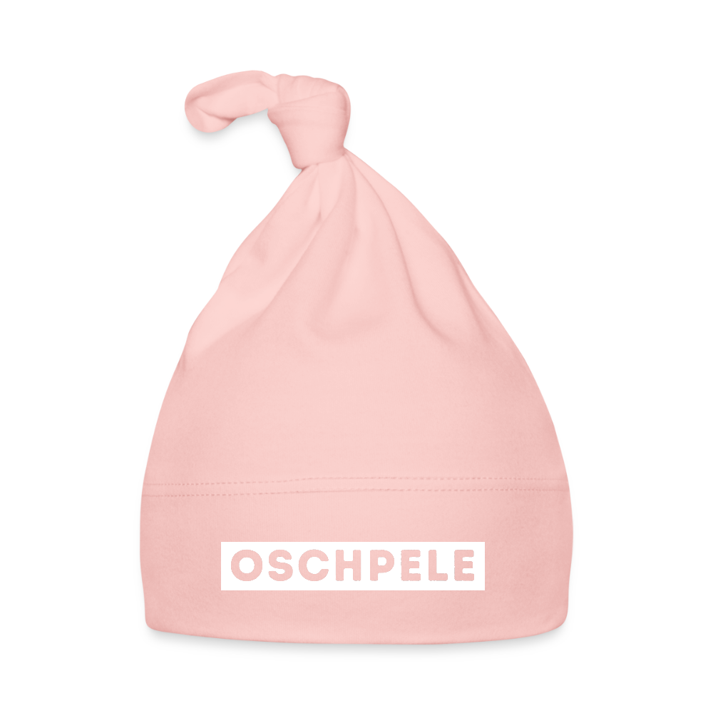 "Oschpele" - Baby Mütze - Tiroler Design Südtirol Lustig - Rosa