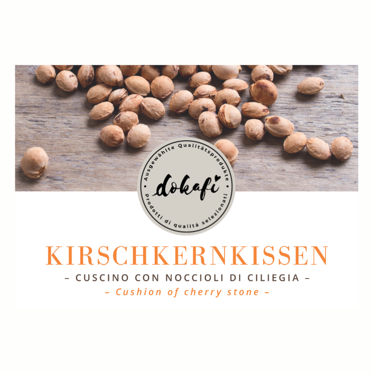 Kirschkernkissen KATZE 18x18 Südtirol