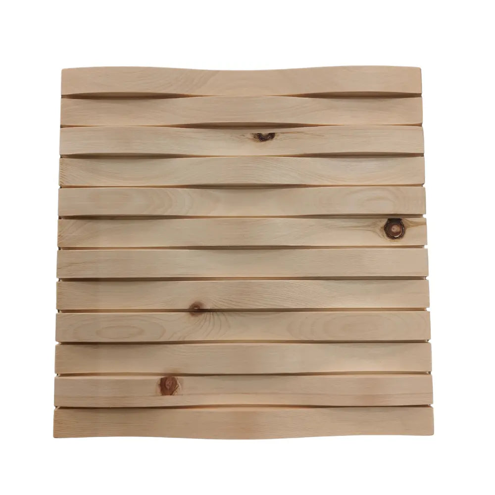 Edles Wandpaneel WAVES aus Zirbe Südtirol | 33x33 cm | 1 Stück | Holzpaneel Zirm Alpin Wellen | Wandkunst Zirbenwelle Holzbild | Handgefertigtes Unikat aus Südtirol mit natürlichem Holzduft