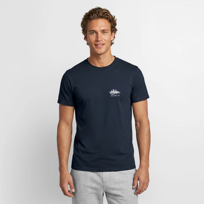 "Domolites" - Shirt -  Berg Design Modern | Männer T-Shirt Südtirol - Navy