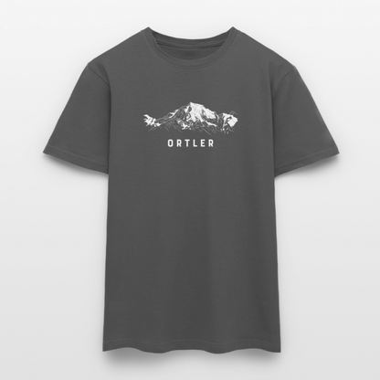"Ortler" - Shirt -  Berg Design Modern | Männer T-Shirt Südtirol - Anthrazit
