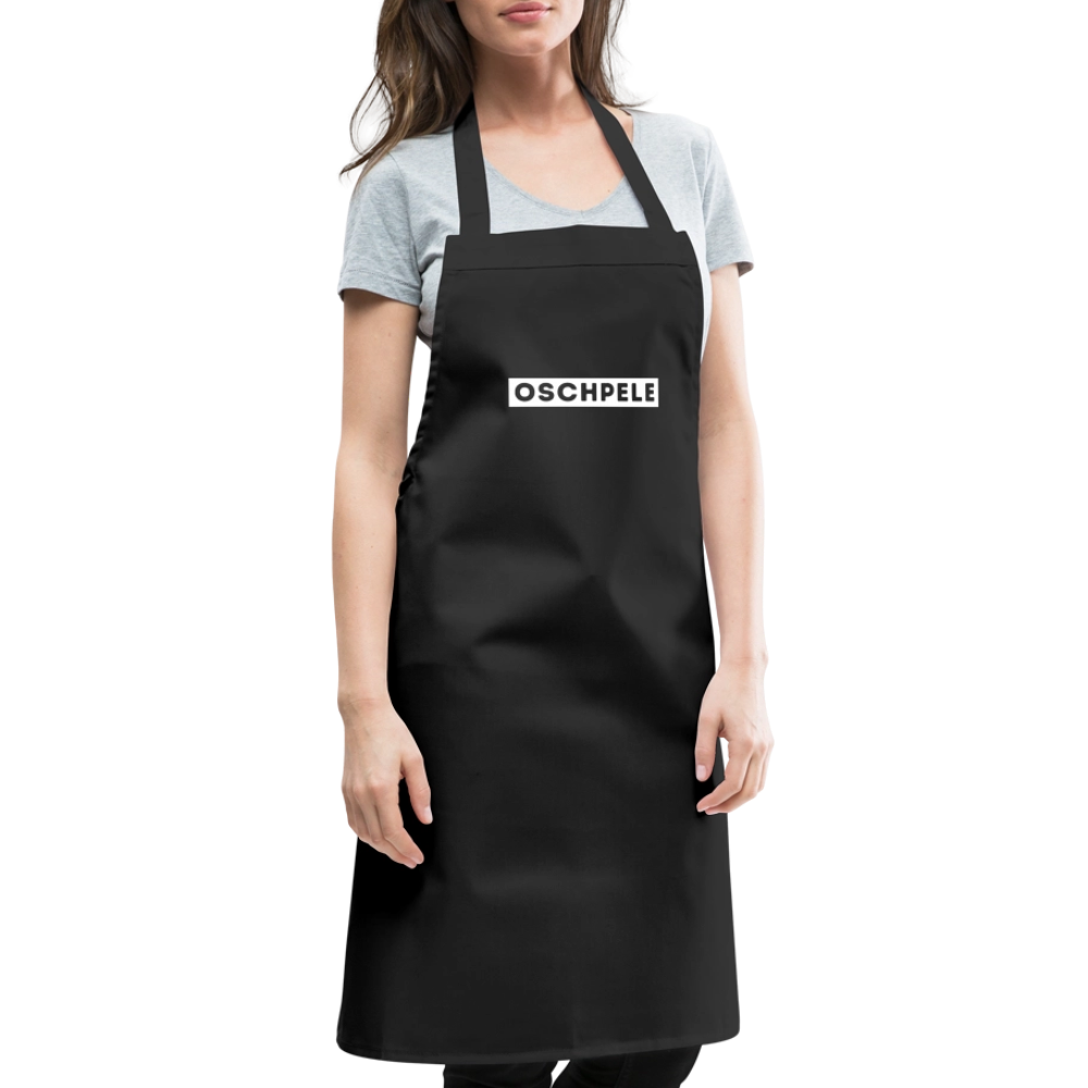"Oschpele" - Kochschürze - Tiroler Design Südtirol Modern |  Lustiger Spruch - Schwarz
