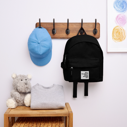 "Sell glabsch woll selber nit" - Tiroler Design Südtirol | Kinder Rucksack - Schwarz