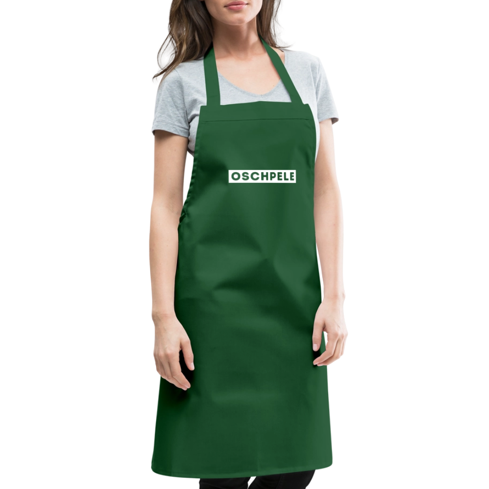 "Oschpele" - Kochschürze - Tiroler Design Südtirol Modern |  Lustiger Spruch - Grün