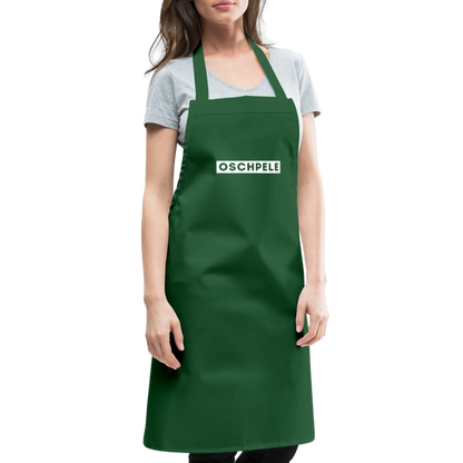 "Oschpele" - Kochschürze - Tiroler Design Südtirol Modern |  Lustiger Spruch - Grün