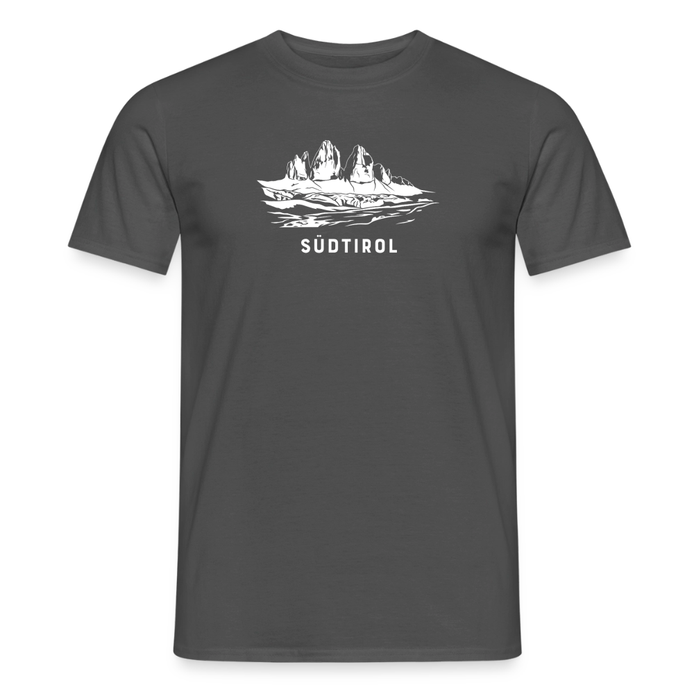 "Südtirol" - Shirt - Berg Design Modern | Männer T-Shirt Dolomiten Südtirol - Anthrazit