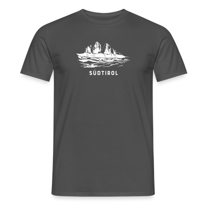 "Südtirol" - Shirt - Berg Design Modern | Männer T-Shirt Dolomiten Südtirol - Anthrazit