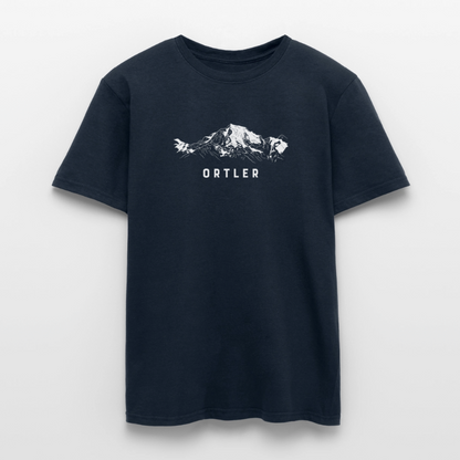 "Ortler" - Shirt -  Berg Design Modern | Männer T-Shirt Südtirol - Navy