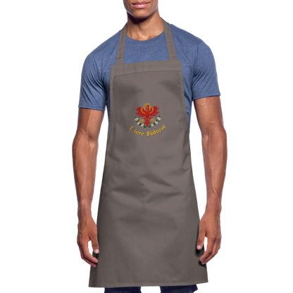 "I love Südtirol" - Schürze - Tiroler Design Südtirol | Spruch - Grau