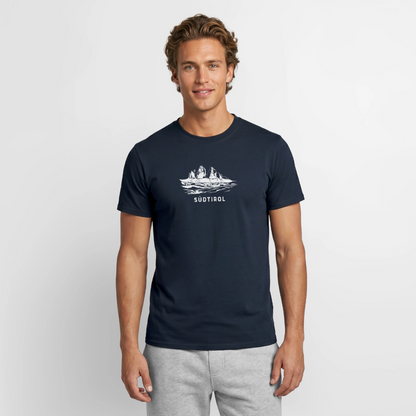 "Südtirol" - Shirt - Berg Design Modern | Männer T-Shirt Dolomiten Südtirol - Navy