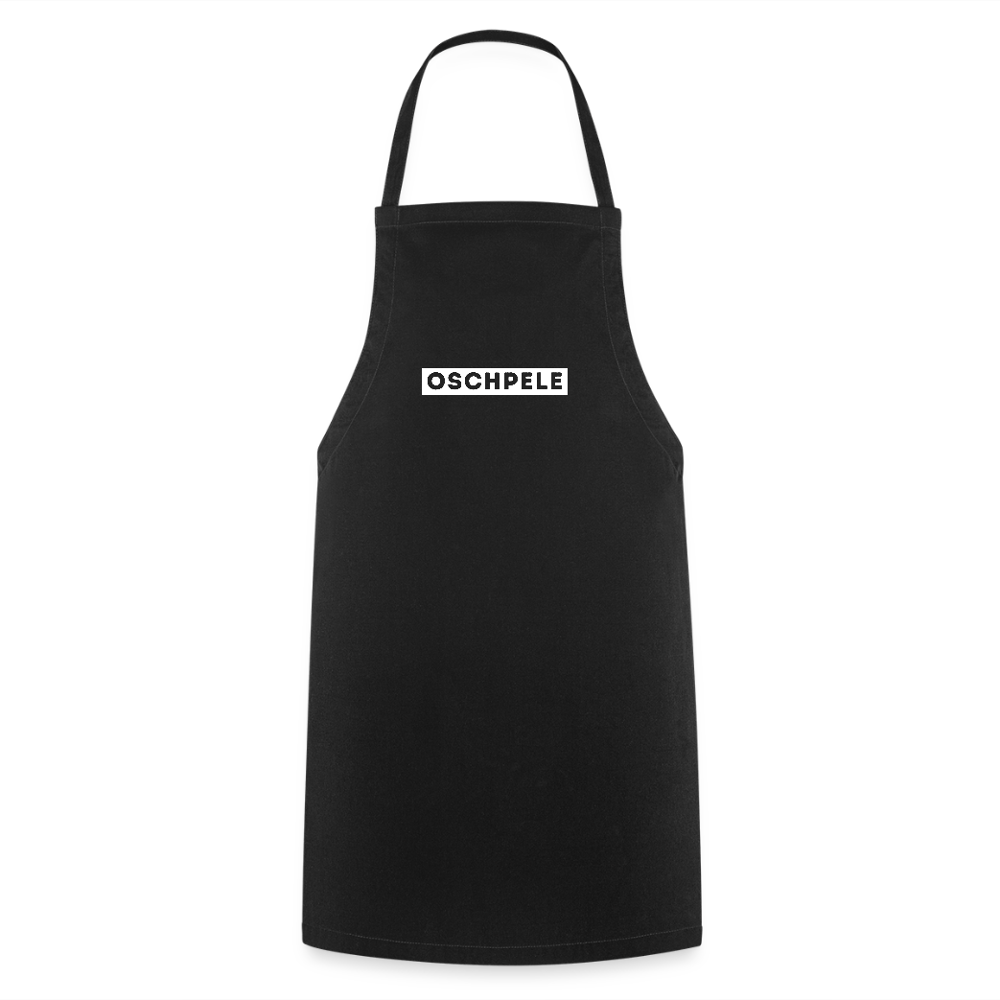 "Oschpele" - Kochschürze - Tiroler Design Südtirol Modern |  Lustiger Spruch - Schwarz