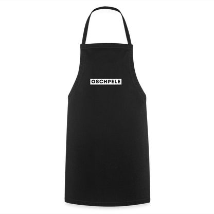 "Oschpele" - Kochschürze - Tiroler Design Südtirol Modern |  Lustiger Spruch - Schwarz