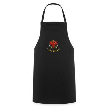 "I love Südtirol" - Schürze - Tiroler Design Südtirol | Spruch - Schwarz