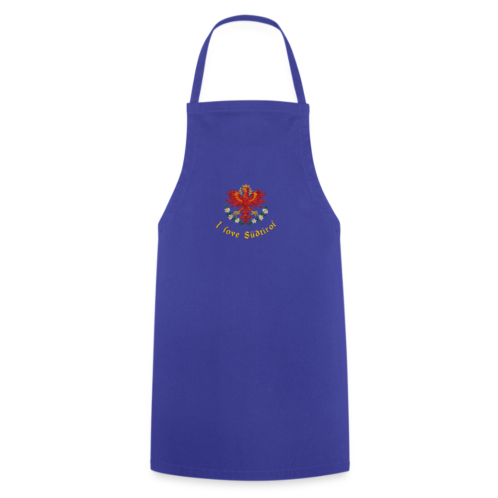 "I love Südtirol" - Schürze - Tiroler Design Südtirol | Spruch - Royalblau