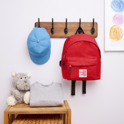 "Sell glabsch woll selber nit" - Tiroler Design Südtirol | Kinder Rucksack - Rot
