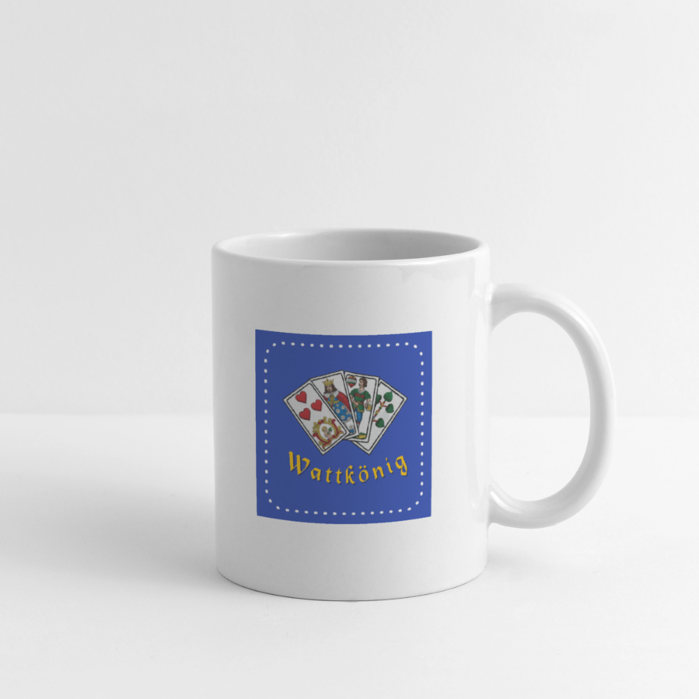 "Wattkönig" - Tasse - Tiroler Design Südtirol | Spruch - Weiß