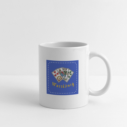 "Wattkönig" - Tasse - Tiroler Design Südtirol | Spruch - Weiß