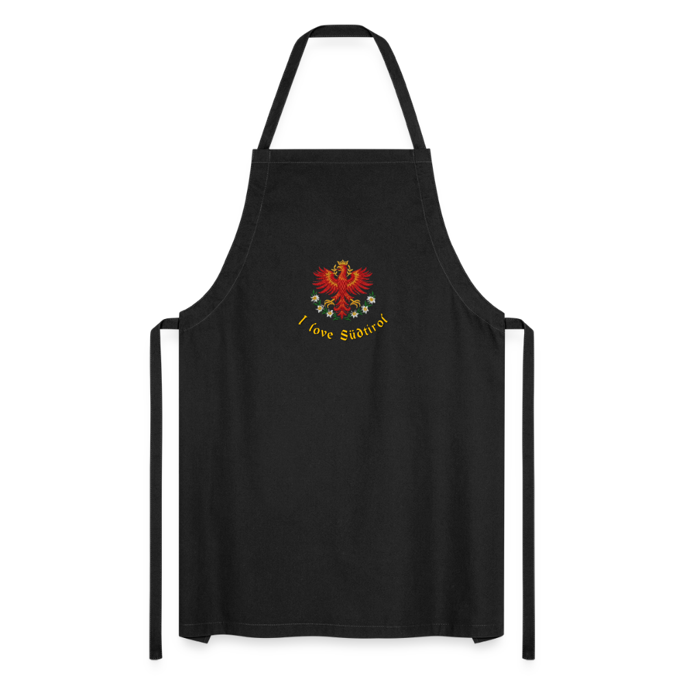 "I love Südtirol" - Schürze - Tiroler Design Südtirol | Spruch - Schwarz