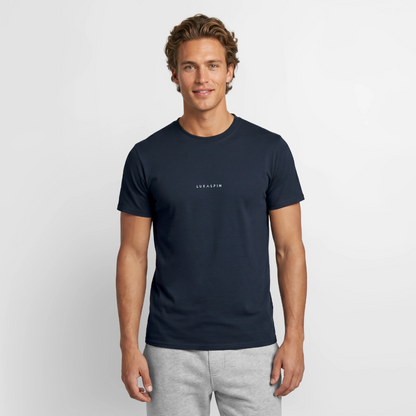 "Luxalpin" - Shirt - Alpin Design Modern | Männer T-Shirt Südtirol - Navy