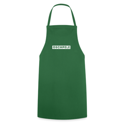 "Oschpele" - Kochschürze - Tiroler Design Südtirol Modern |  Lustiger Spruch - Grün