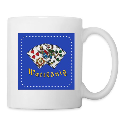 "Wattkönig" - Tasse - Tiroler Design Südtirol | Spruch - Weiß