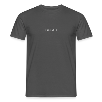 "Luxalpin" - Shirt - Alpin Design Modern | Männer T-Shirt Südtirol - Anthrazit