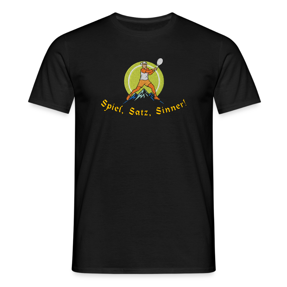 Männer T-Shirt - Schwarz