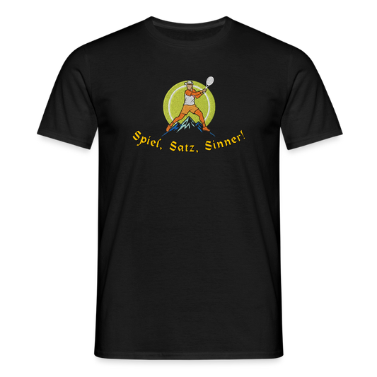 Männer T-Shirt - Schwarz