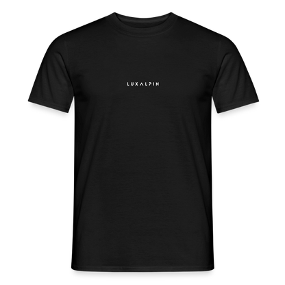 "Luxalpin" - Shirt - Alpin Design Modern | Männer T-Shirt Südtirol - Schwarz