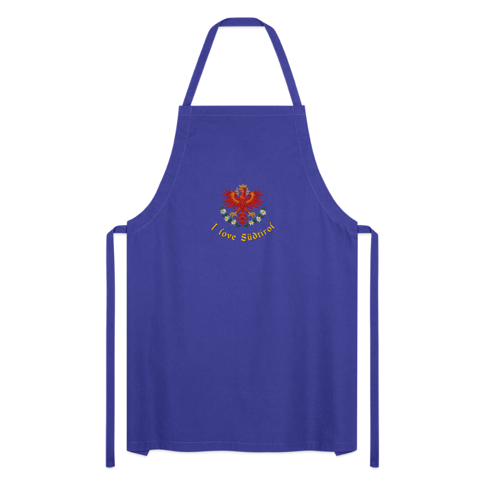 "I love Südtirol" - Schürze - Tiroler Design Südtirol | Spruch - Royalblau