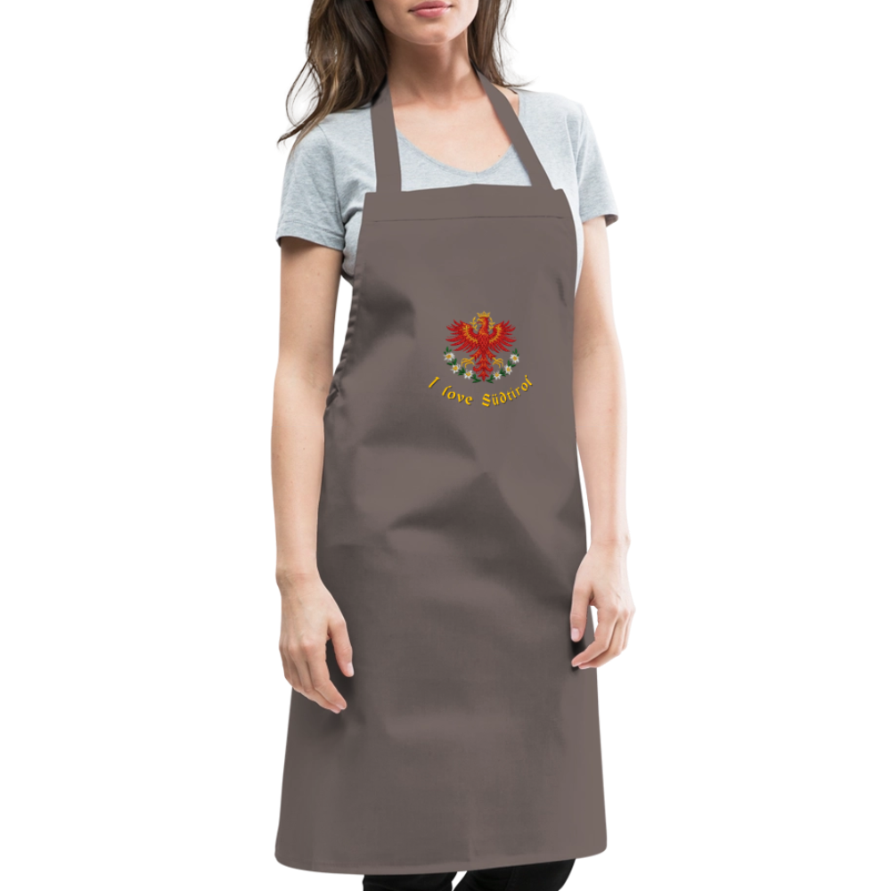"I love Südtirol" - Schürze - Tiroler Design Südtirol | Spruch - Grau