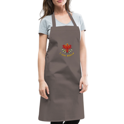 "I love Südtirol" - Schürze - Tiroler Design Südtirol | Spruch - Grau