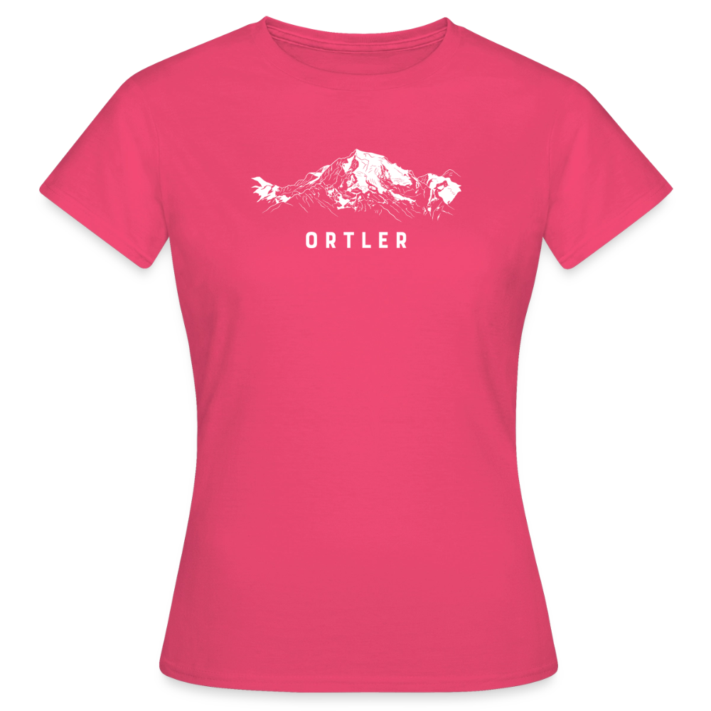 "Ortler" - Shirt -  Berg Design Modern | Frauen T-Shirt Südtirol - Azalea