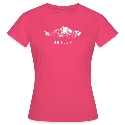 "Ortler" - Shirt -  Berg Design Modern | Frauen T-Shirt Südtirol - Azalea