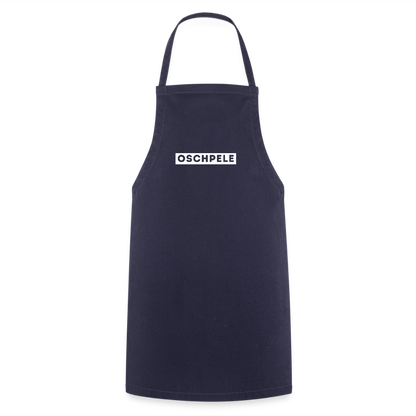 "Oschpele" - Kochschürze - Tiroler Design Südtirol Modern |  Lustiger Spruch - Navy