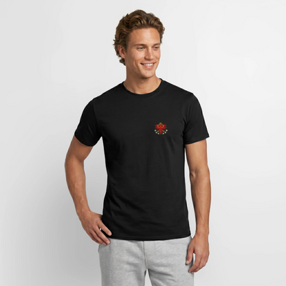 "Roter Adler" - Shirt - Tiroler Design Südtirol | Männer T-Shirt Lustig - Schwarz