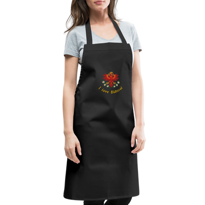 "I love Südtirol" - Schürze - Tiroler Design Südtirol | Spruch - Schwarz