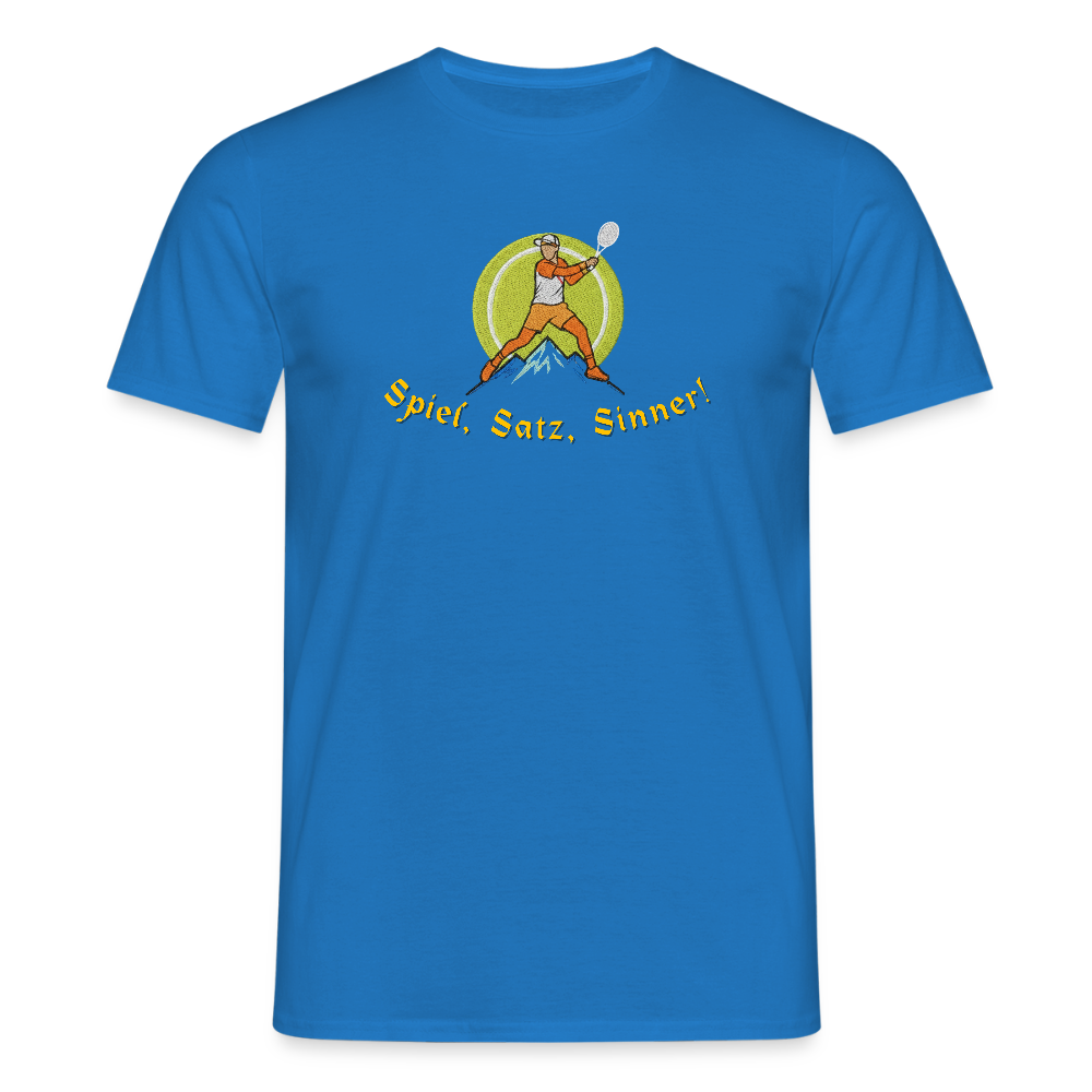 Männer T-Shirt - Royalblau