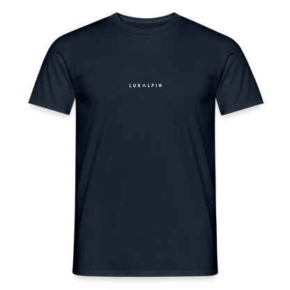 "Luxalpin" - Shirt - Alpin Design Modern | Männer T-Shirt Südtirol - Navy