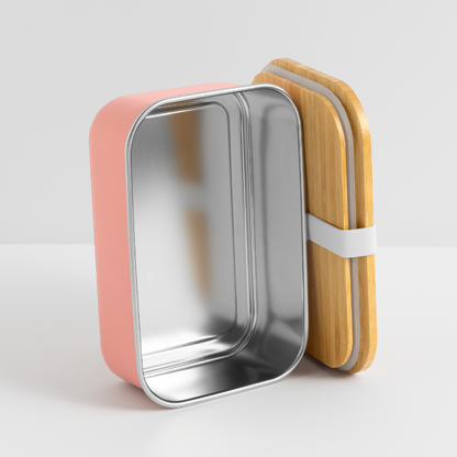"Südtirol Drei Zinnen" - Jausebox - Tiroler Design Südtirol | Lunch Box - Hellrosa