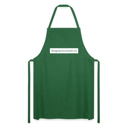 "Sell glabsch woll selber nit" - Schürze - Tiroler Design Südtirol |  Lustiger Spruch | Kochschürze - Grün