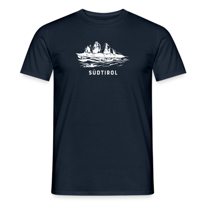 "Südtirol" - Shirt - Berg Design Modern | Männer T-Shirt Dolomiten Südtirol - Navy