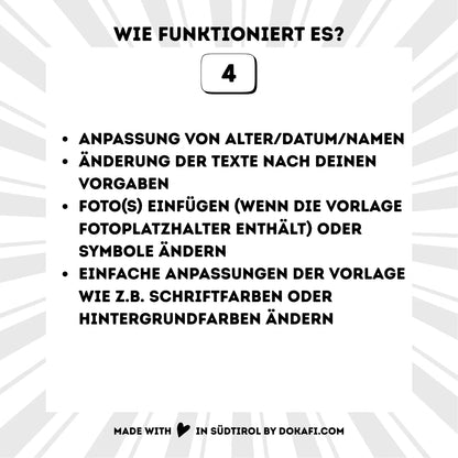 Animierte Geburtstagseinladung "Südtirol" | Digitaler Download | Video | Tiroler Design | Einladung für Kinder oder Erwachsene | Digitale Einladung für Whatsapp | Instagram | Tiktok