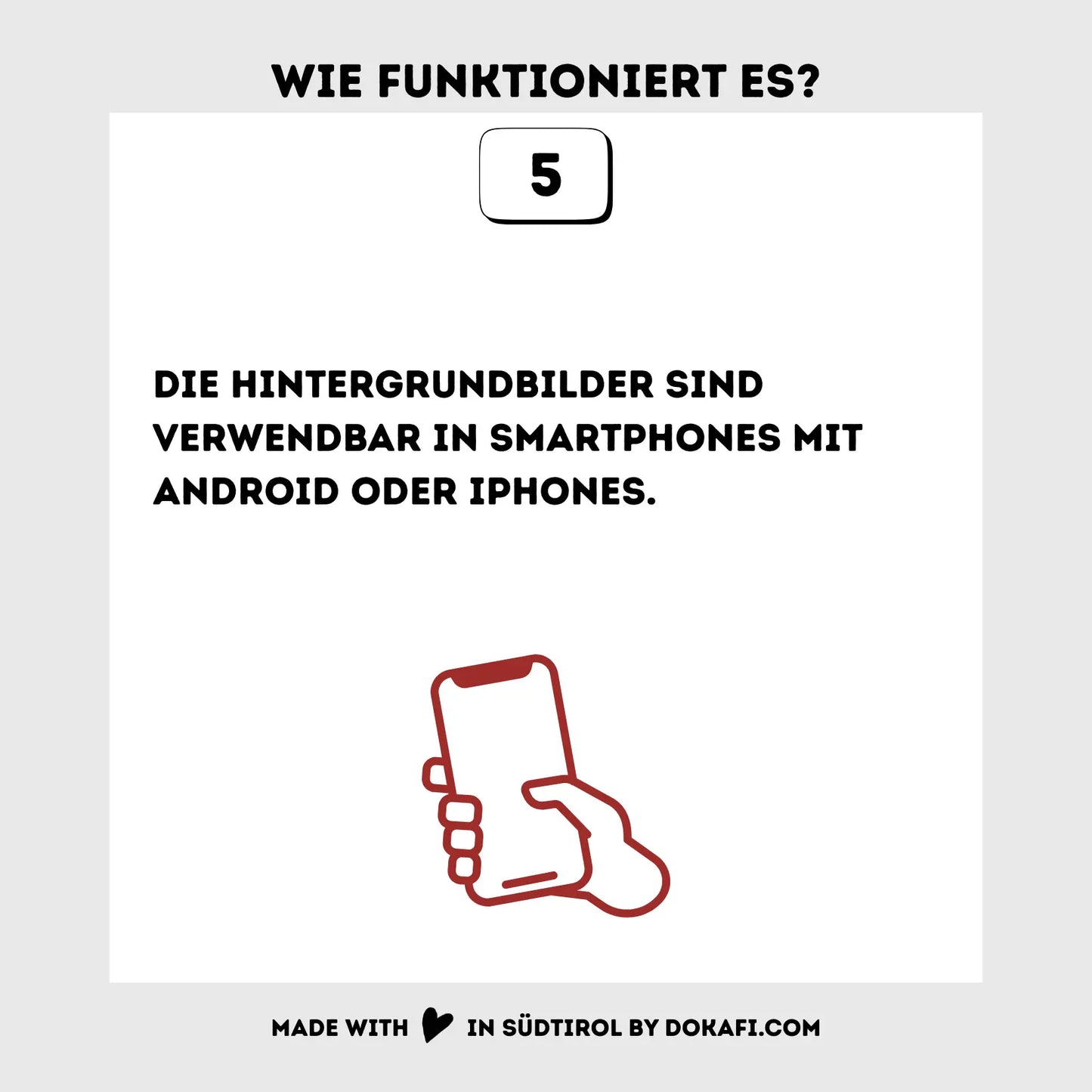 Hintergrundbilder "Südtirol" Smartphone Wallpapers | Mit deinem Namen personalisiert | Digitaler Download | Tiroler Design | 5 Bilder | für Android und iPhone