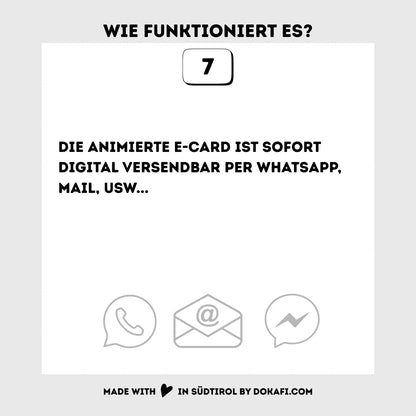 Animierte Geburtstagseinladung "Kids Blau" | Digitaler Download | Video | Fröhliches Design | Einladung für Kinder | Digitale Einladung für Whatsapp | Instagram | Tiktok