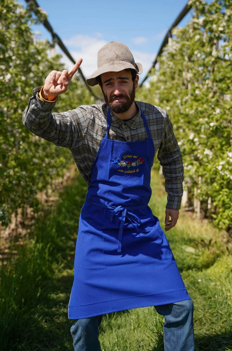 Buonomemes | Originale Tiroler Schürze Südtirol | Opa Walter | Grias mi oder schleich di
