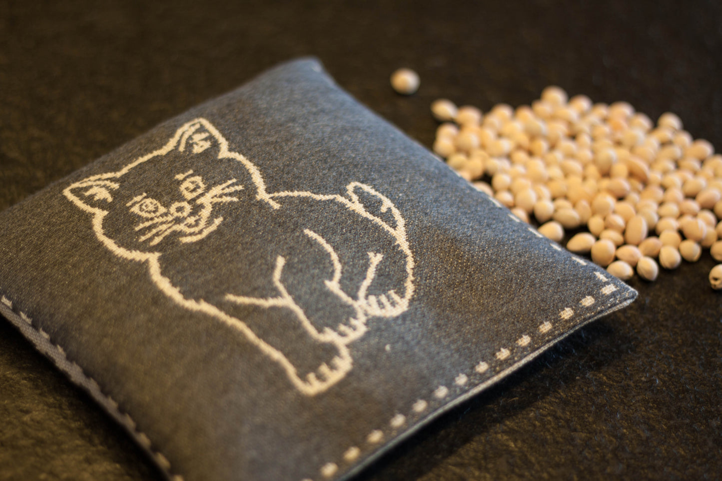 Kirschkernkissen KATZE 18x18 Südtirol