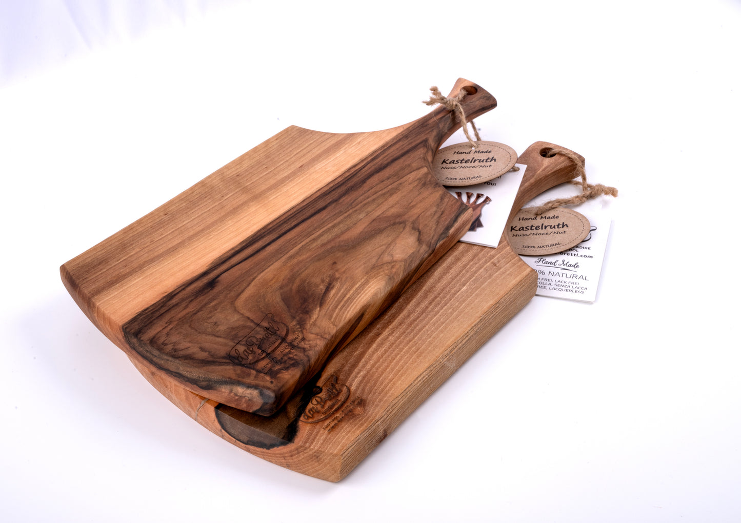 Schneidebrett "Kastelruth" aus Nussbaumholz