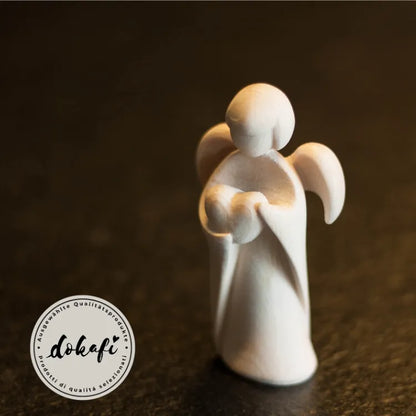 Schutzengel der Liebe mit Herz Zirbe 9