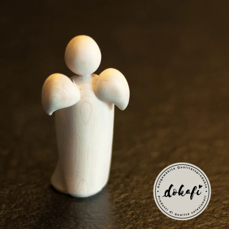 Schutzengel der Liebe mit Herz Zirbe 9